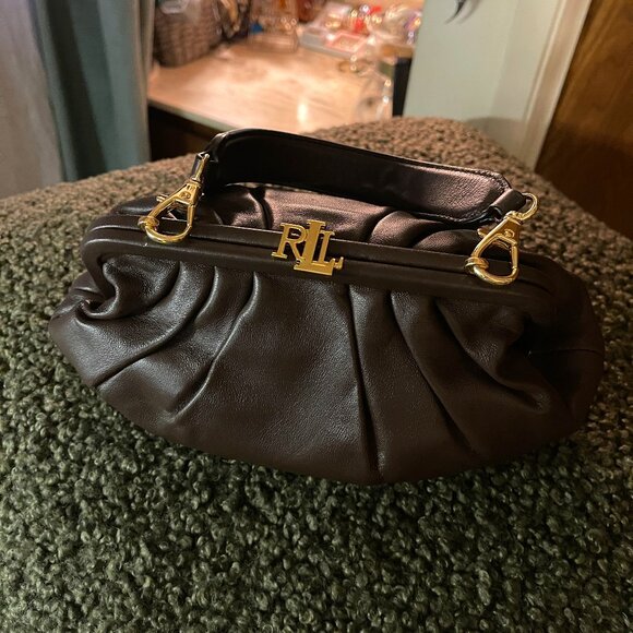 Lauren Ralph Lauren Graci / Pelle Marone napa leather - Picture 5 of 9